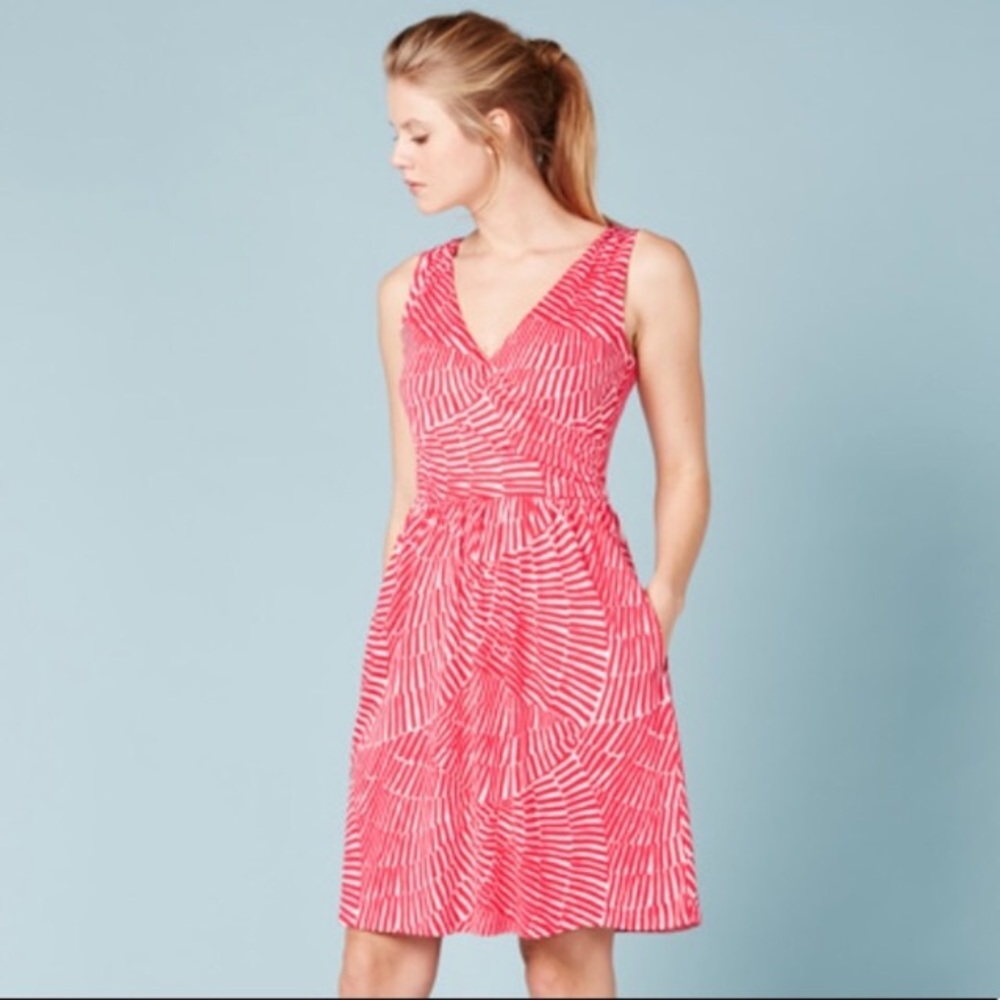 •Boden• Pretty Ruched Wrap Dress